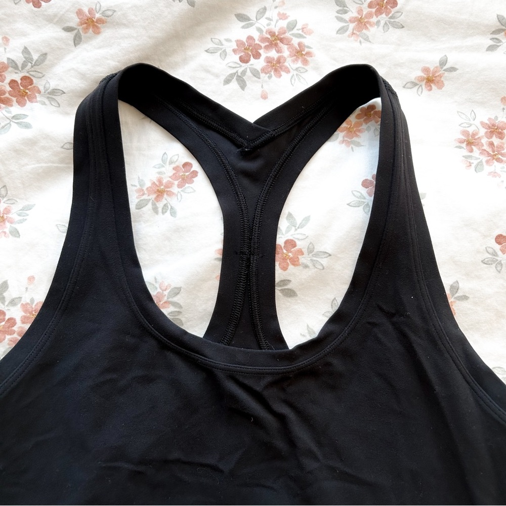 Lululemon Black Racerback Tank - Picture 2 of 5